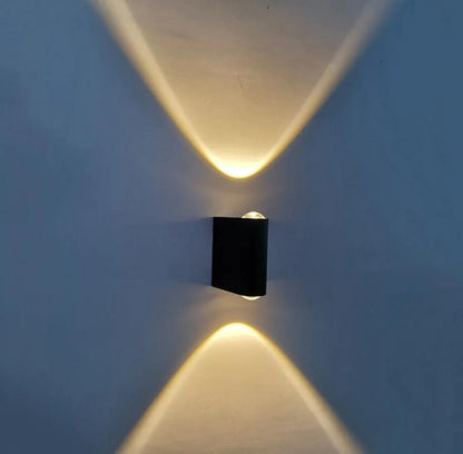 Wall Lamp V Light Up and Down Triangular Shape