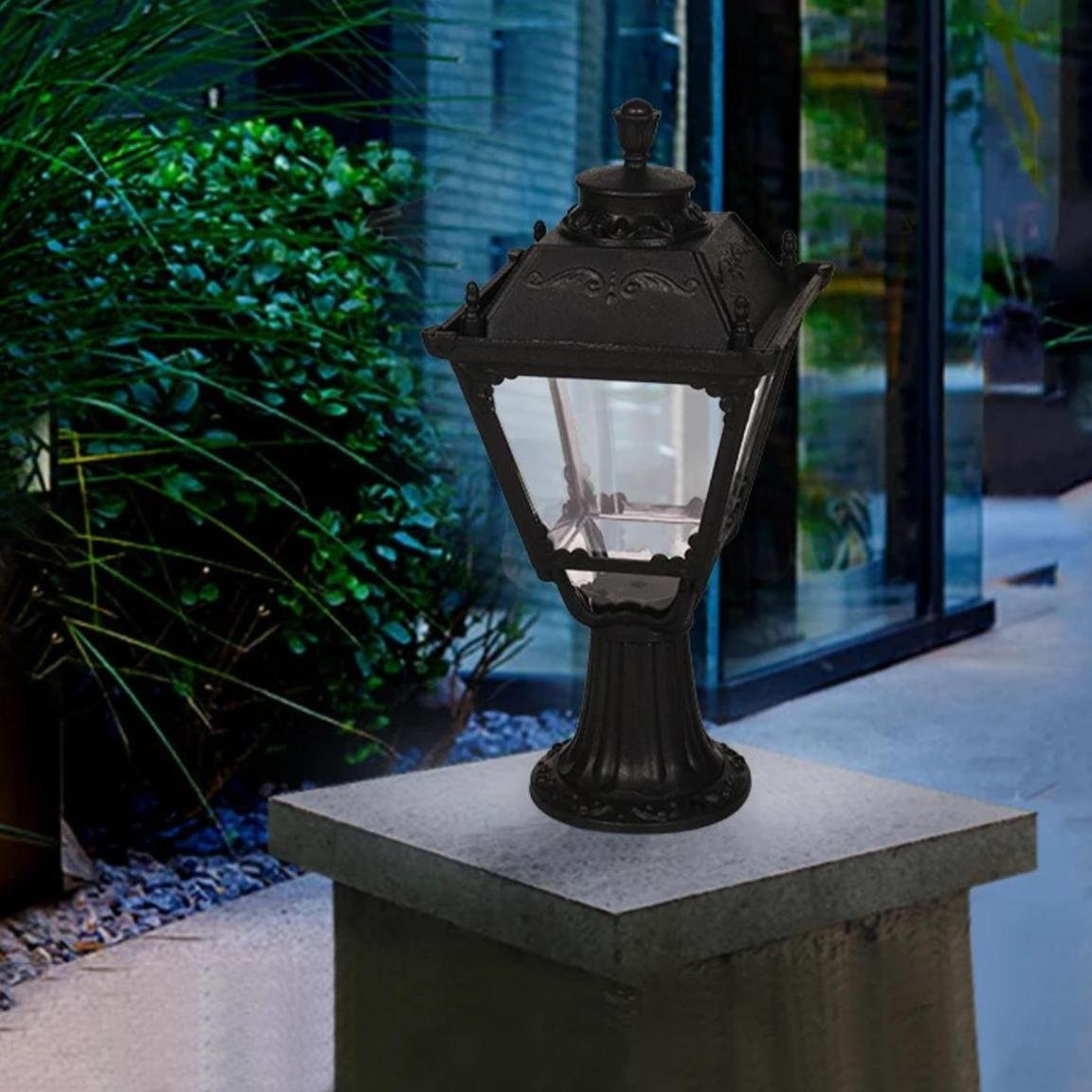 Outdoor Ceramic Pillar Light