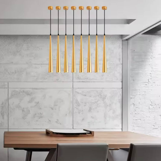 Cone Pendant Light 7W Gold Body