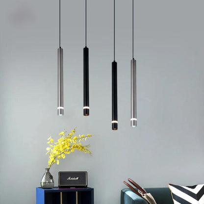 Modern Cylinder Pendant Light 12W