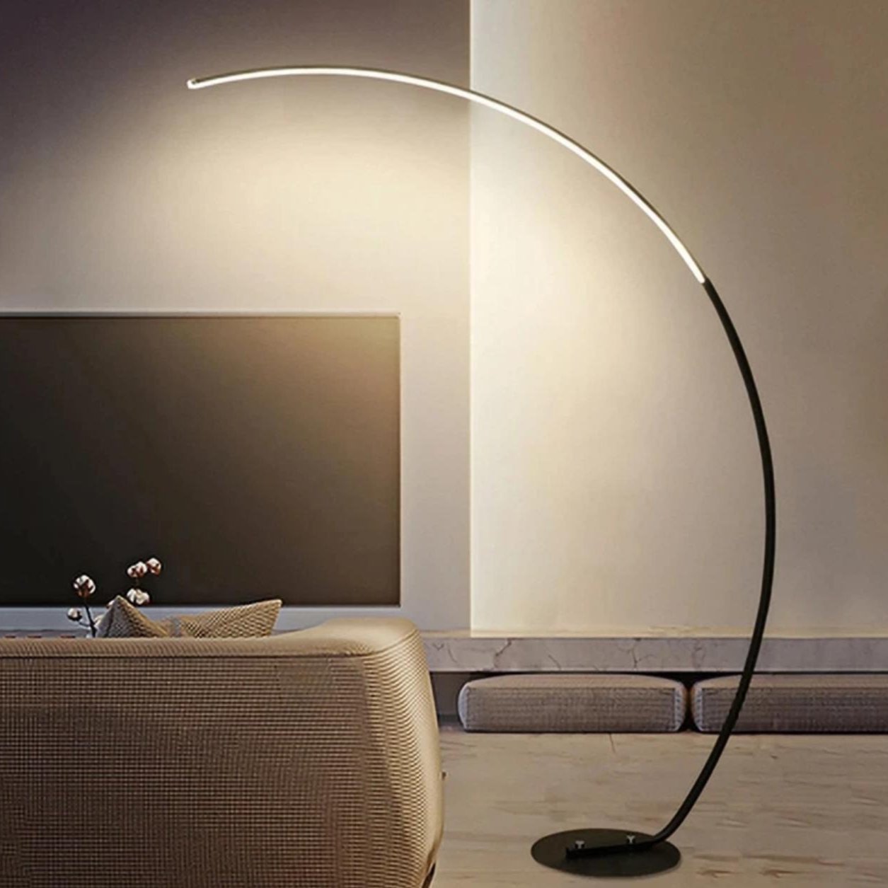 Floor Lamp Curve Shape