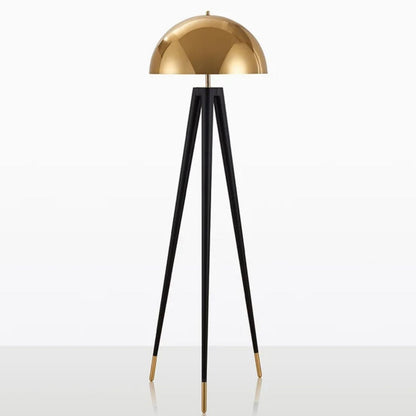 Contemporary Golden Triangle Floor Lamp