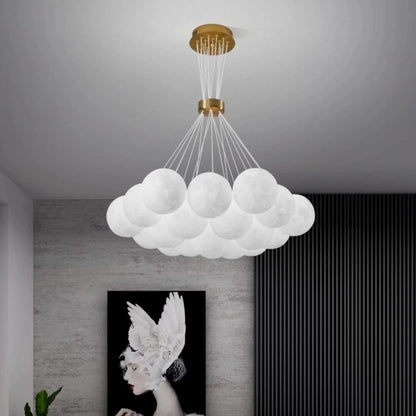 Moon Ball Batch Chandelier