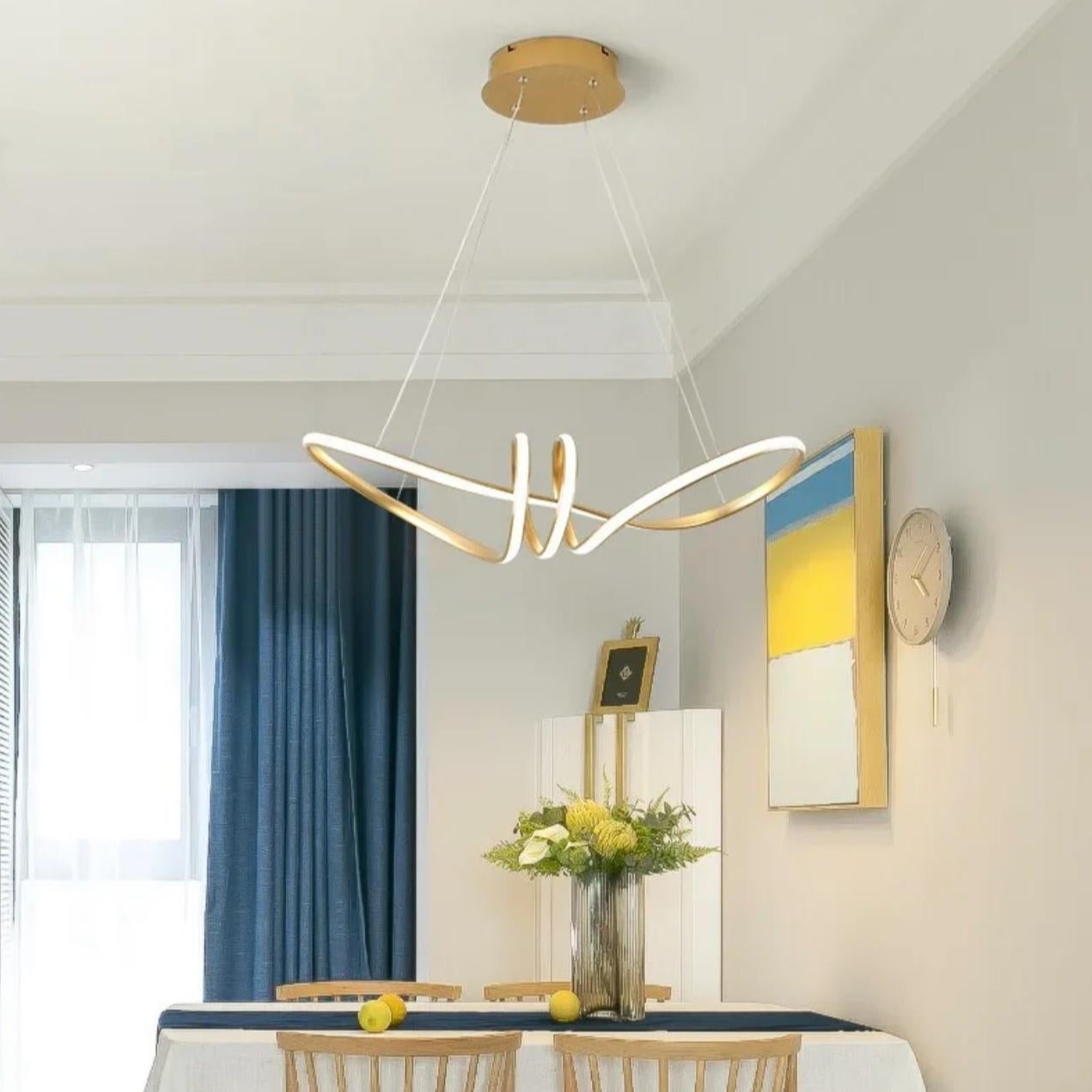 Modern Spiral Chandelier