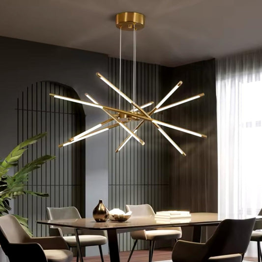 Modern Spike Led Chandelier