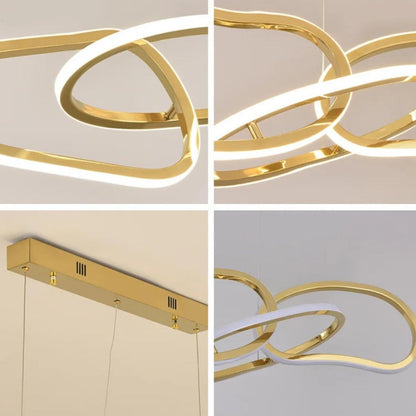 Led Island Chain Rings Chandelier