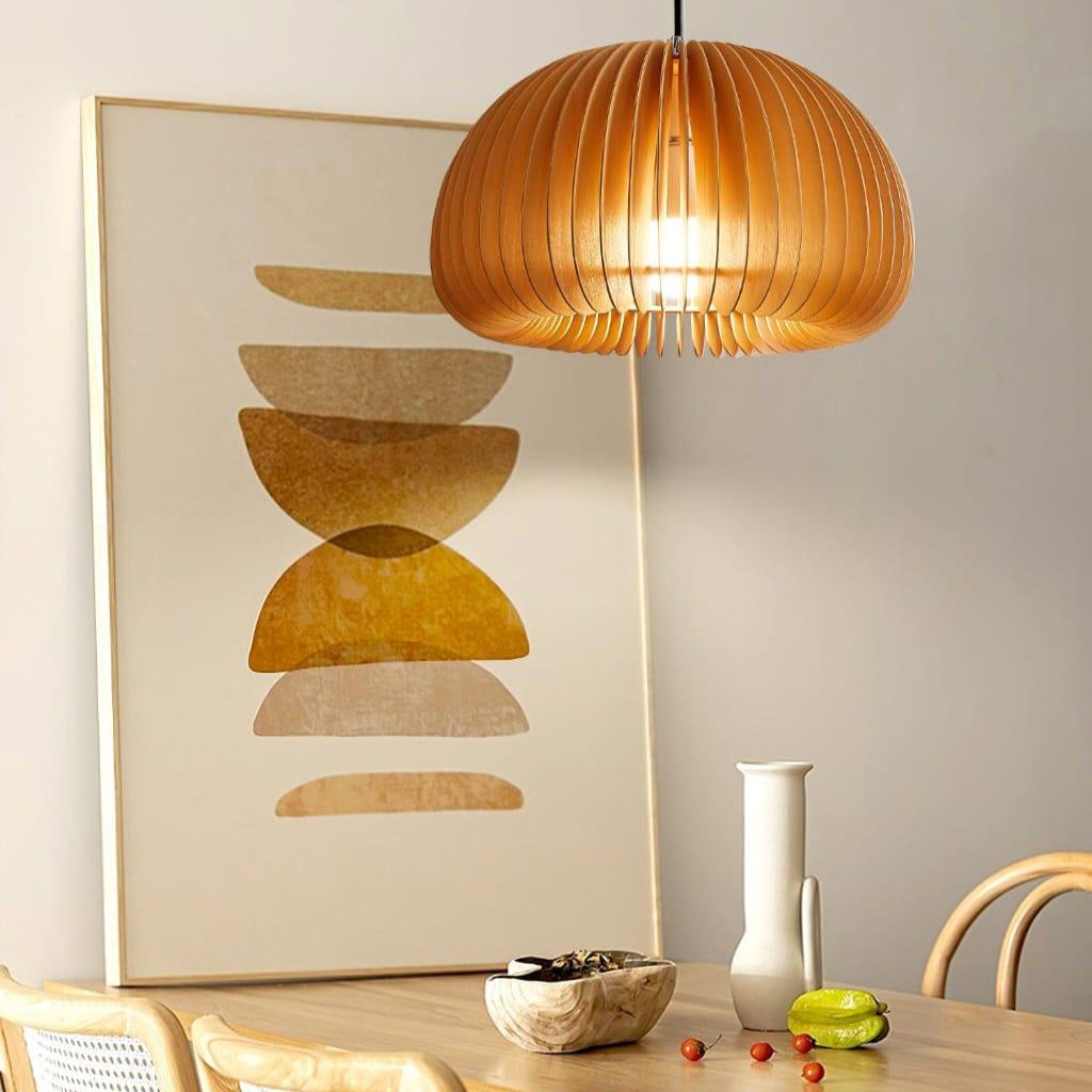 Decorative Pumpkin Lampshade Pendant Light