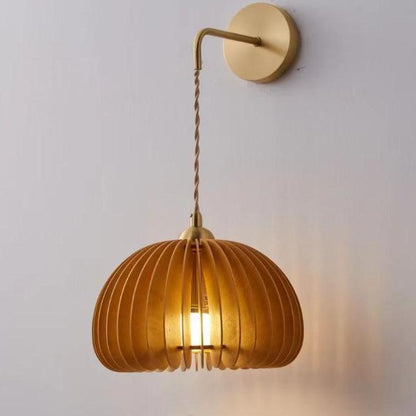 Decorative Pumpkin Lampshade Wall Lamp