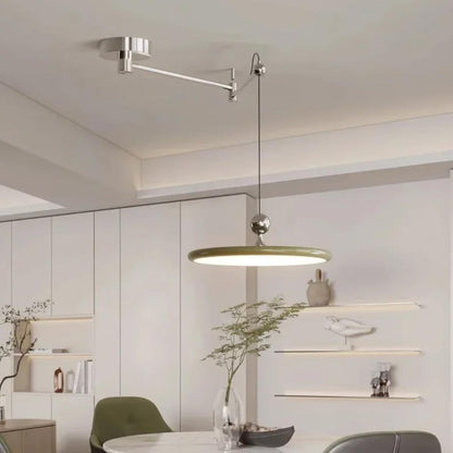 Adjustable Swing Arm UFO Led Pendant Light