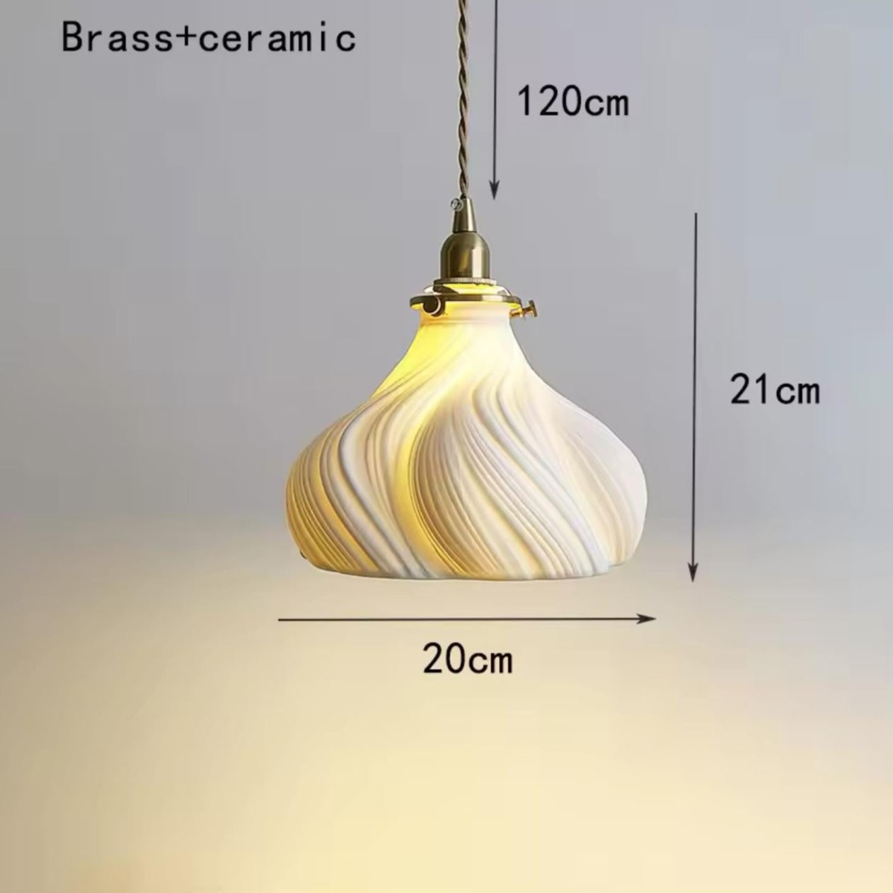 Creative Cream Style Pendant Light