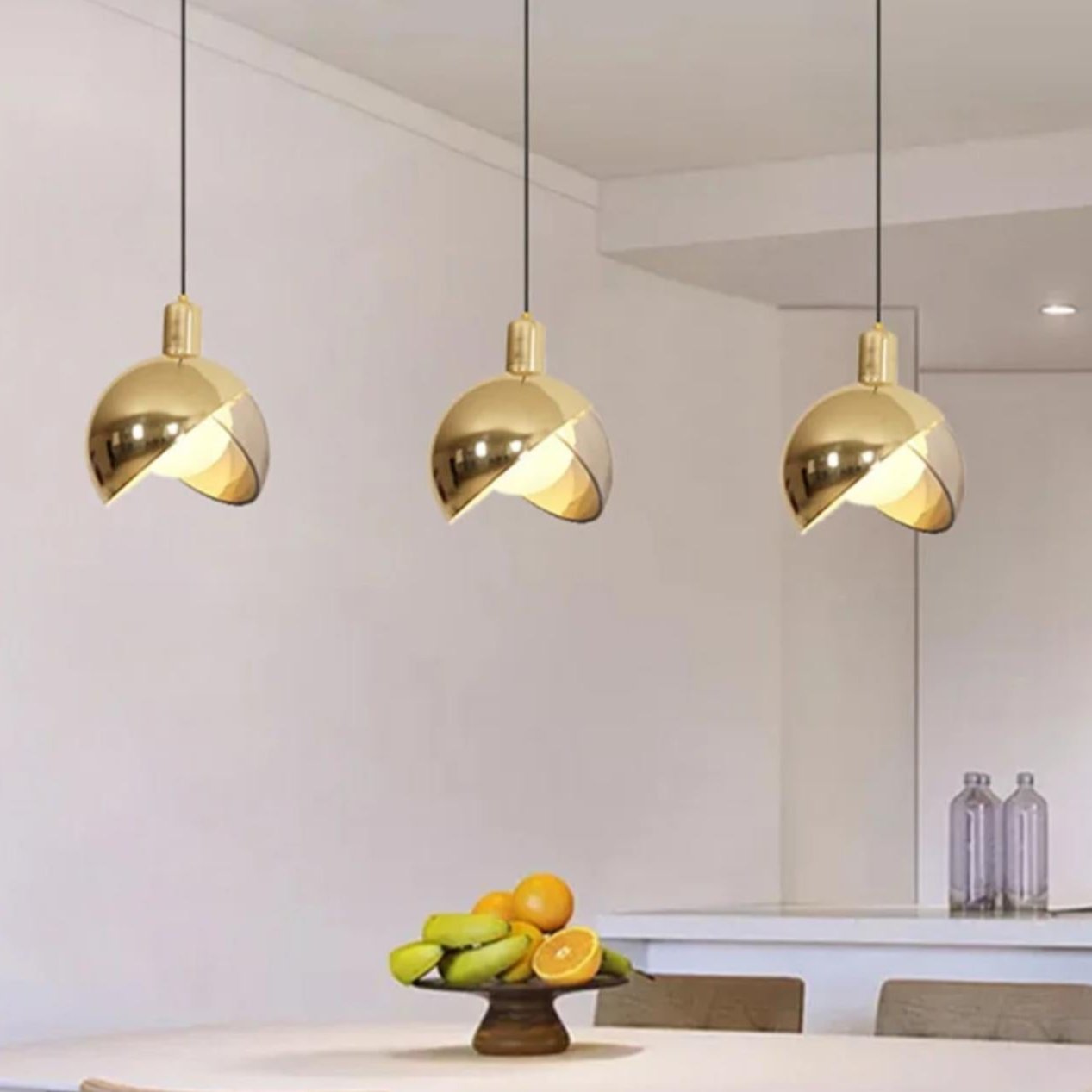 Modern Luxury Round Single Pendant Light