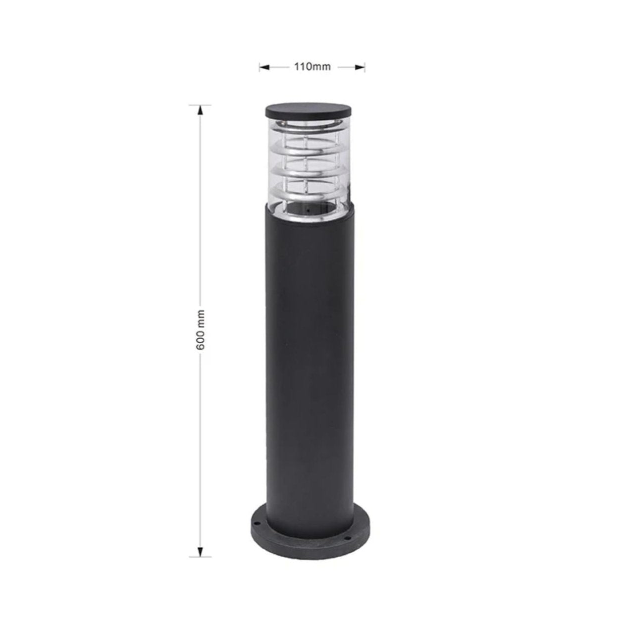 Sconce Flat Head Garden Bollard