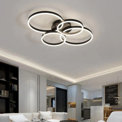 Modern Round Acrylic Circles Chandelier