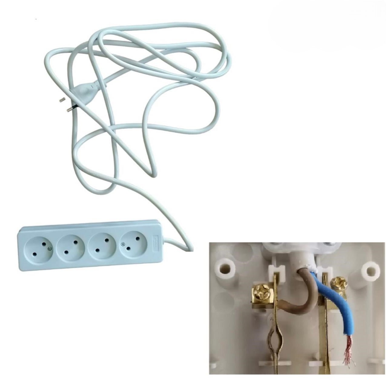 Extension Socket 4 Way With 3 Meters Cable