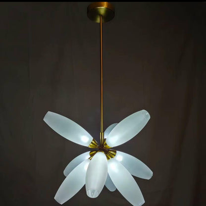 Art Glass Flower Shape Chandelier