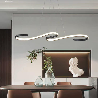 Modern Snake shape Led Chandelier