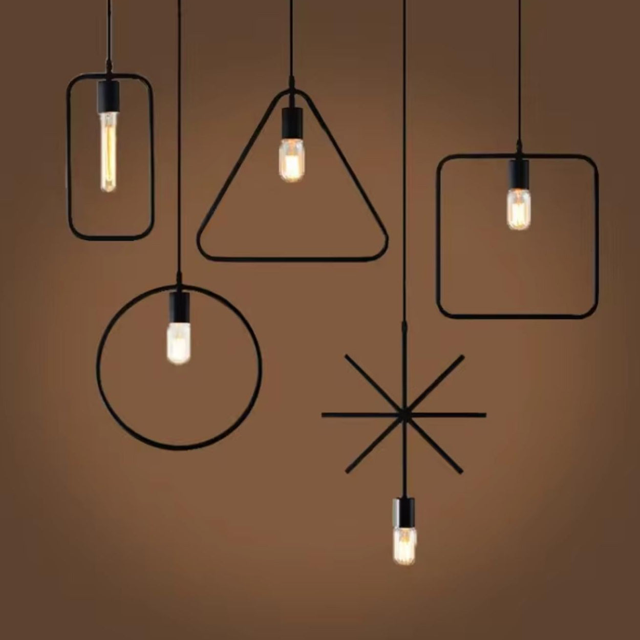 Modern Shapes Single Pendant