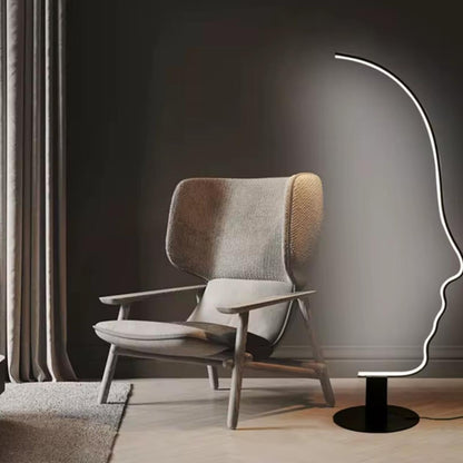 Human Face Modern Floor Lamp