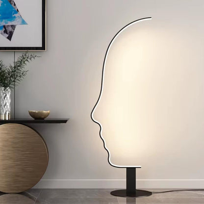 Human Face Modern Floor Lamp
