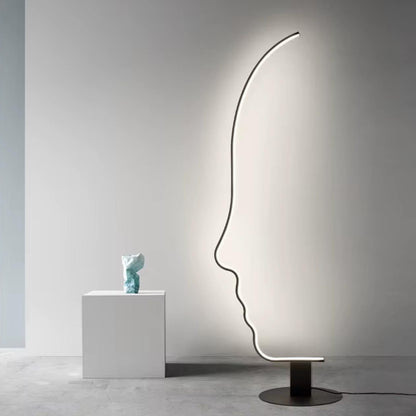 Human Face Modern Floor Lamp
