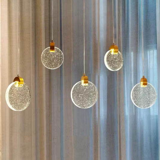 Broken Round Glass pendant Light