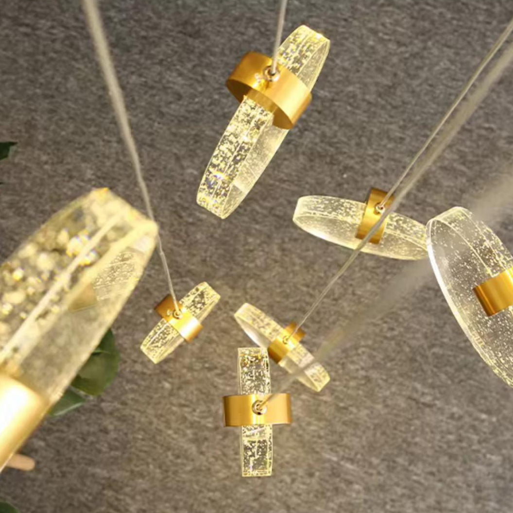 Broken Round Glass pendant Light