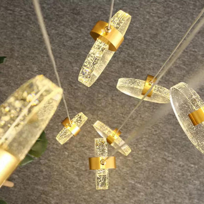 Broken Round Glass pendant Light