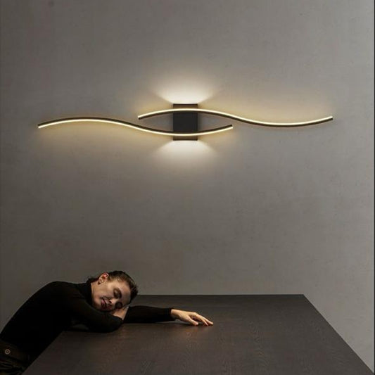 Modern Wave Sign Wall Lamp