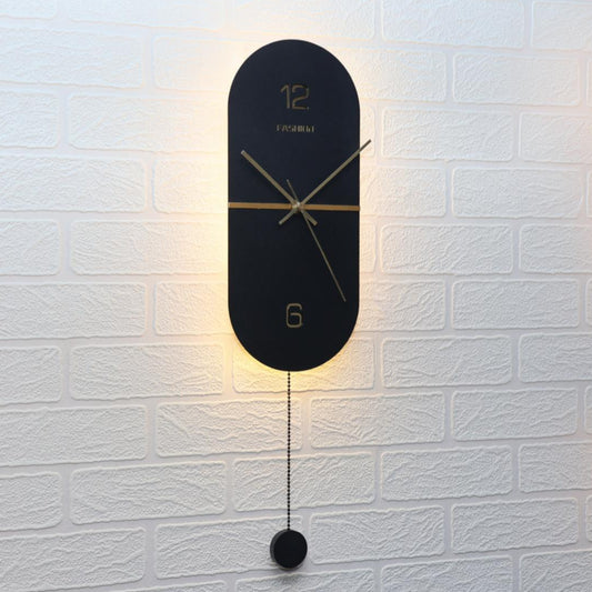 Led Clock Wall Lamp 2639-B