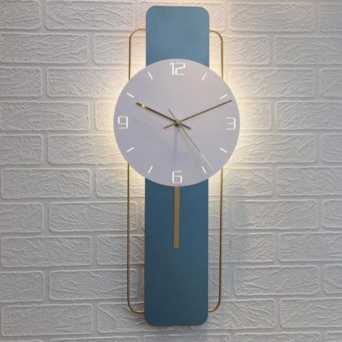 Led Clock Wall Lamp 2622-W