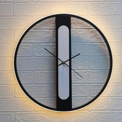 Led Clock Wall Lamp 7729
