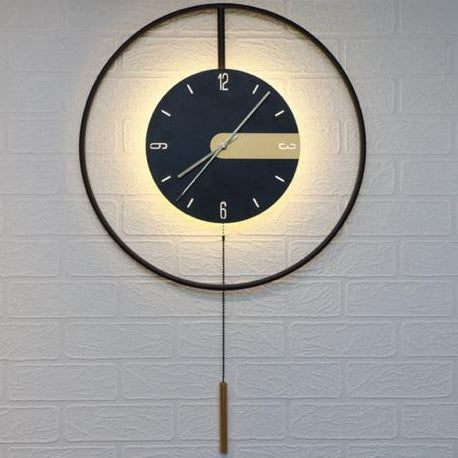 Led Clock Wall Lamp 7739