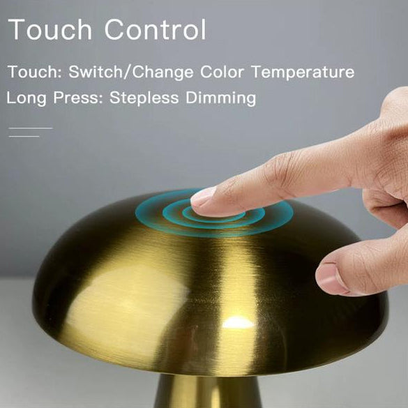 Flat Head Long Rechargeable Table Lamp