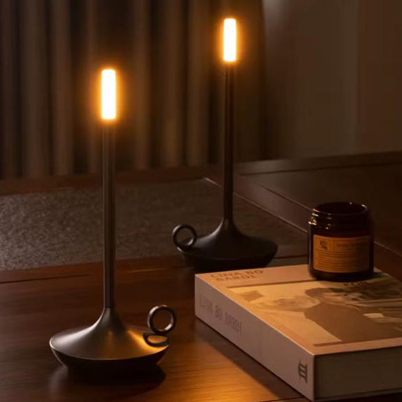 Modern Led Candle Rechargeable Table Lamp