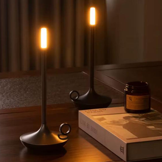 Modern Led Candle Rechargeable Table Lamp