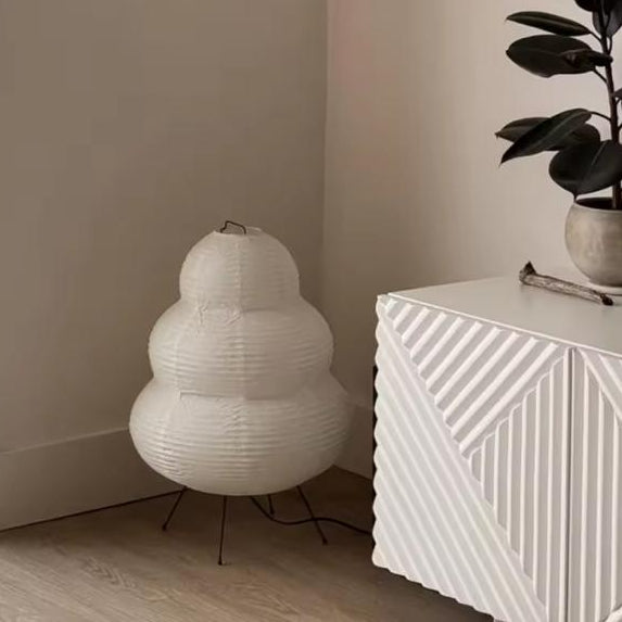 Snowman Japanese Table Lamp