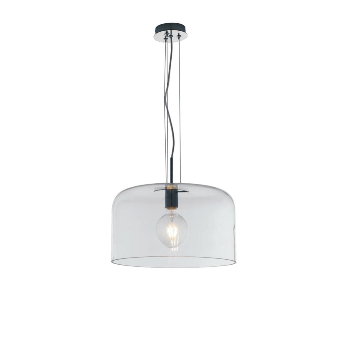 Luce Design Clear Glass Pendant Light