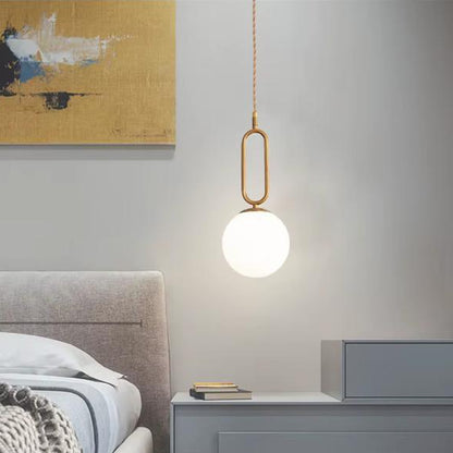 Modern Oval Frame Pendant Light