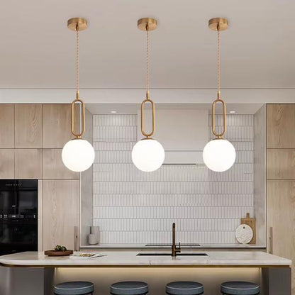 Modern Oval Frame Pendant Light