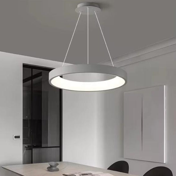 Simple Circle With Frame Pendant Light