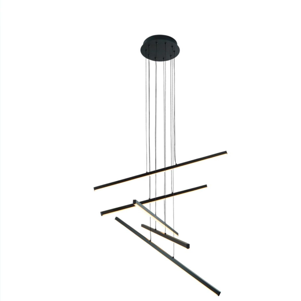 Artistic Led Linear Lines  Chandelier