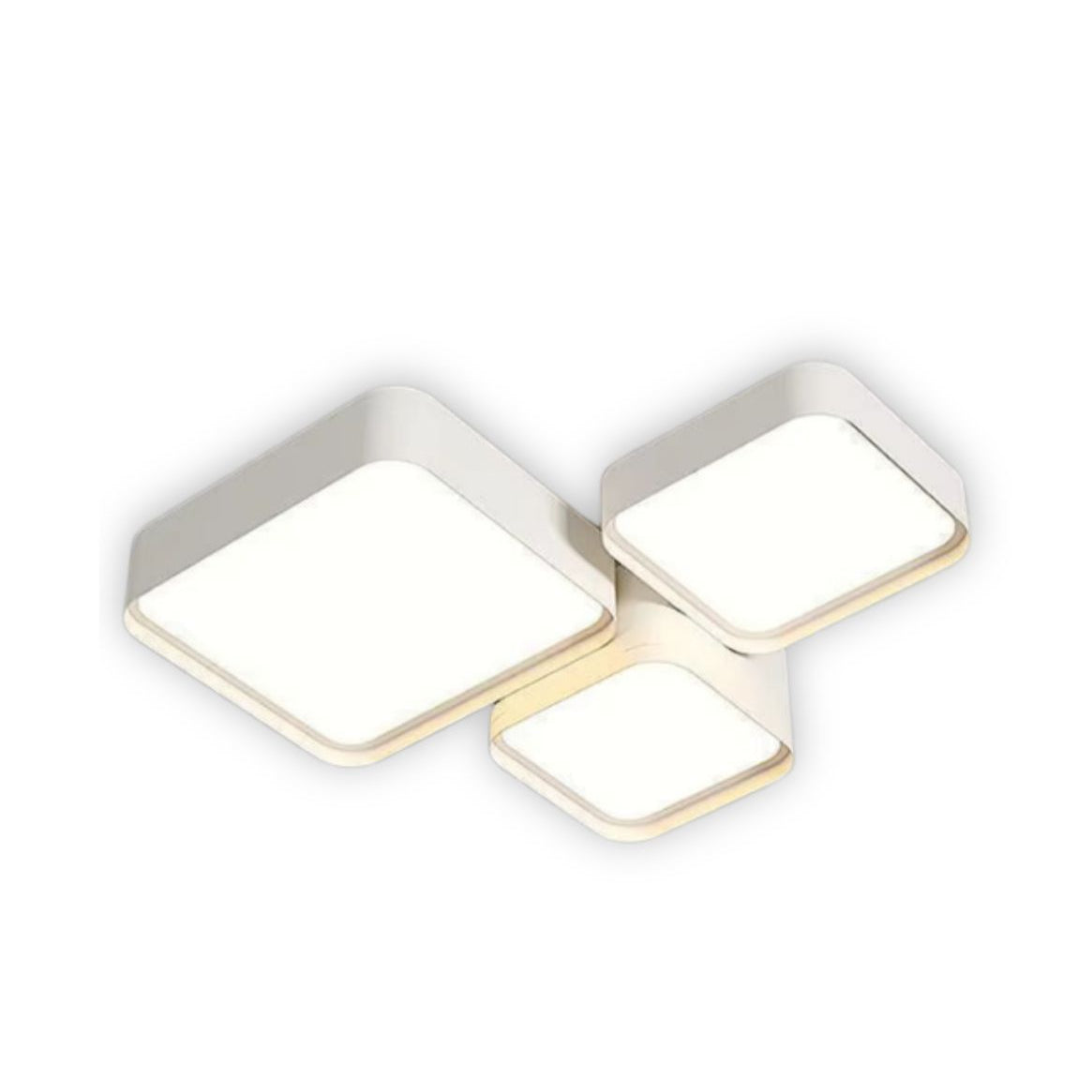 Modern Downlight Triple Square Surface Panels