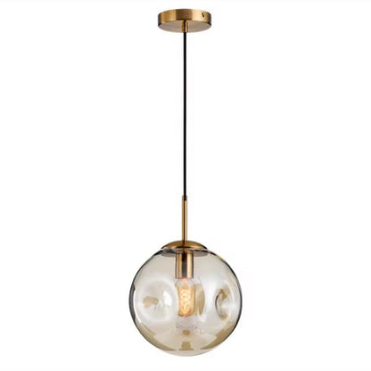 Artistic Concave Glass Pendant Light