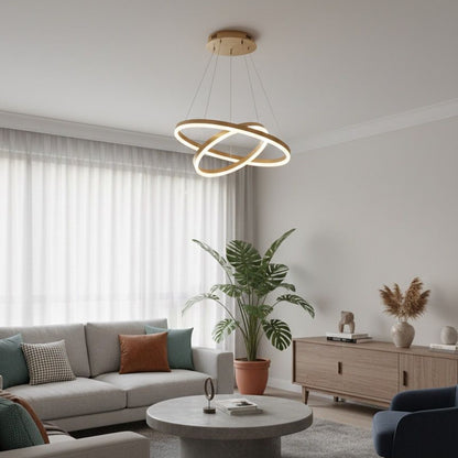 Double Rings Led Chandelier