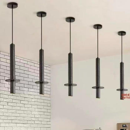 Nordic Industrial Black Terrazzo Pendant Light