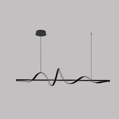 Modern Wave Led Chandelier