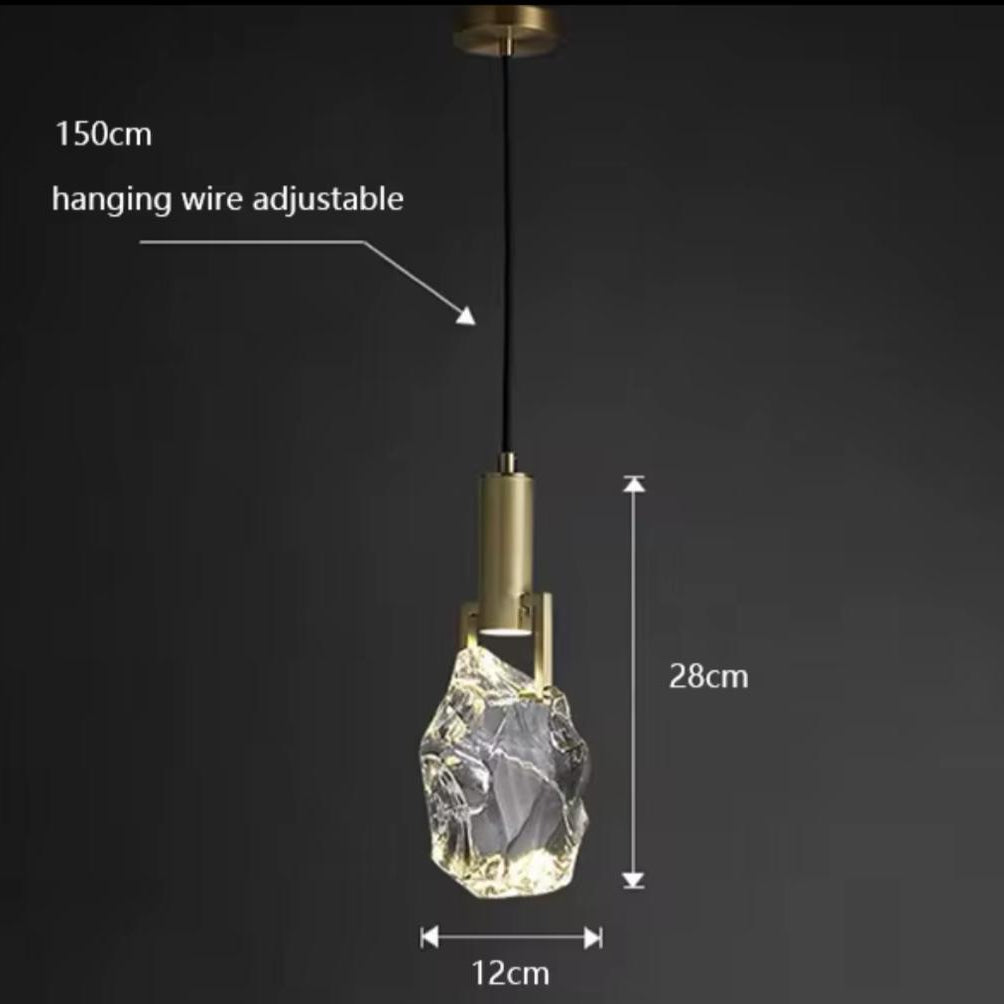 Modern Crystal Glass Pendant Light