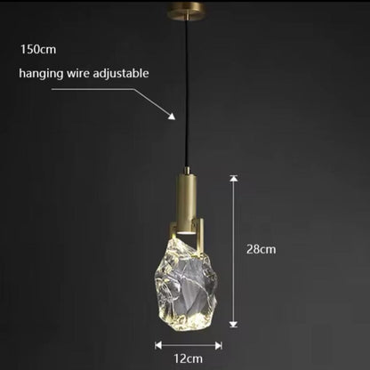 Modern Crystal Glass Pendant Light