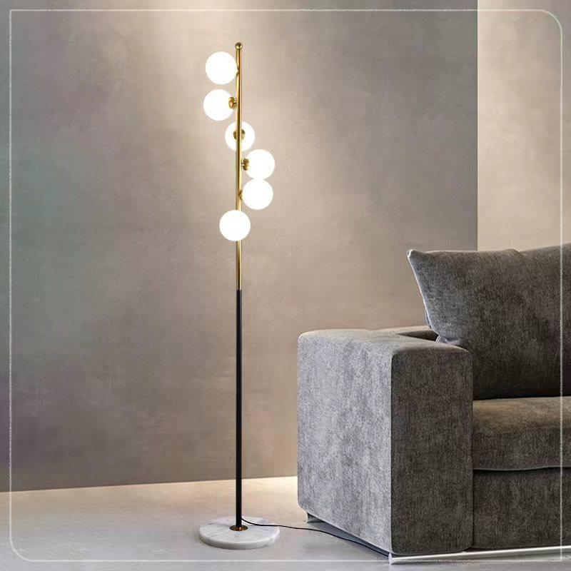 Mid-Century Multi-Globe Floor Lamp