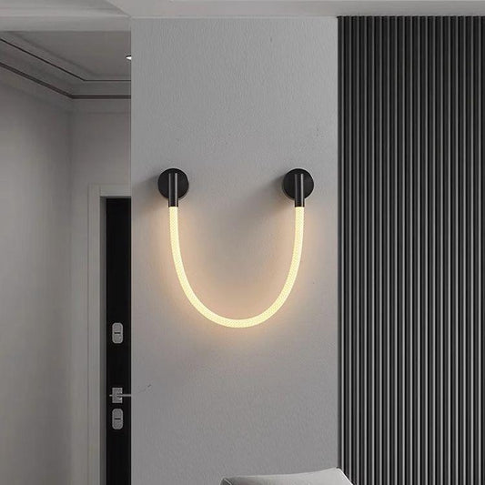 Nordic Fiber Woven Wall Lamp